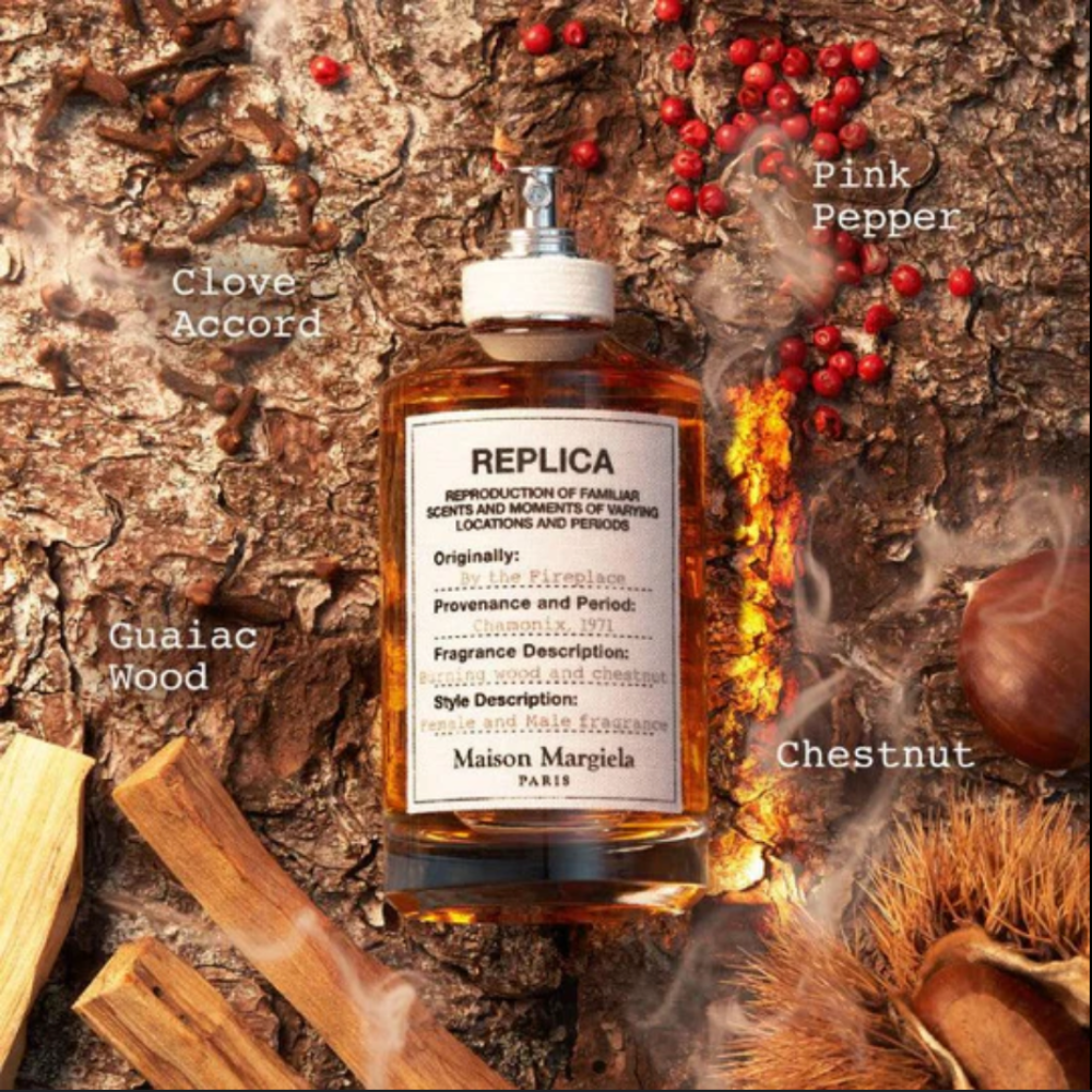 Replica By The Fireplace